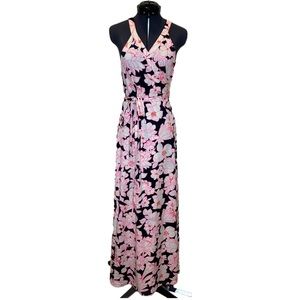 Julie Brown Sharon Floral Maxi Wrap Dress